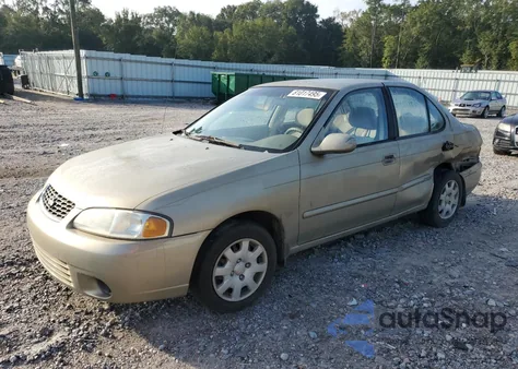 2001 Nissan Sentra Xe z USA, uszkodzony, nr VIN 3N1CB51DX1L522731